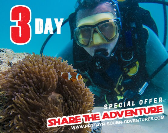 3 day dive package Pattaya Scuba Diving Thailand