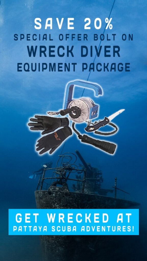 Wreck Diving Equipment Special Offer Thailand