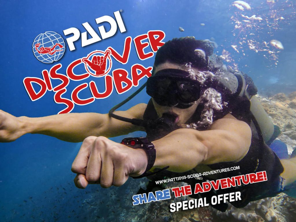 PADI Discover Scuba Try Diving Pattaya Thailand Special Offer