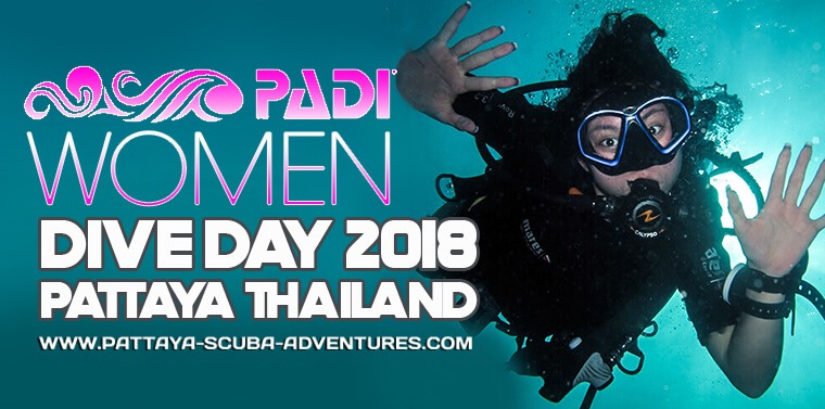 PADI Women Dive Pattaya Thailand 2018