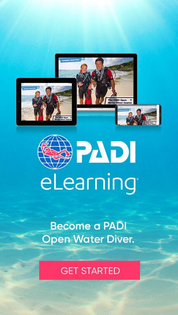 PADI Open Water Diver elearning Dive Center