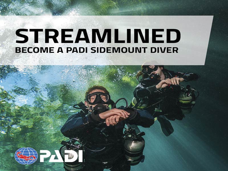 PADI Sidemount Divers Thailand