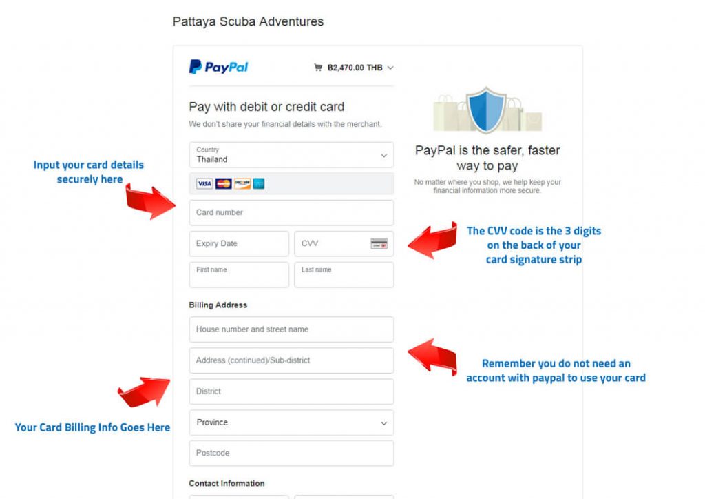 Paypal Payment Paying Online