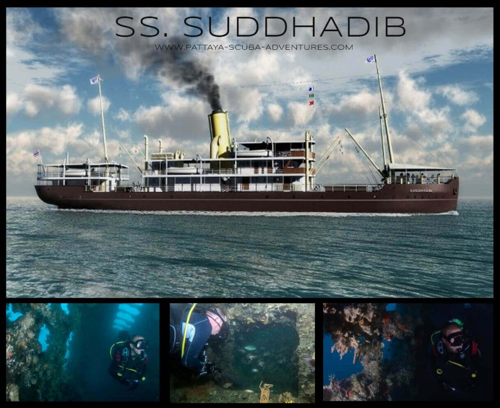 SS SUDDHADIB HARDEEP WRECK PATTAYA WRECK DIVING THAILAND