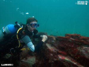 Kirstin in the dive news Pataya