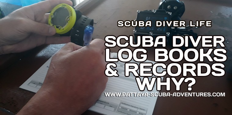 Pattaya Scuba Diving Log-Books Diver Records