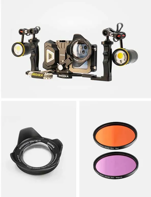 Divevolk underwater housing and accessories