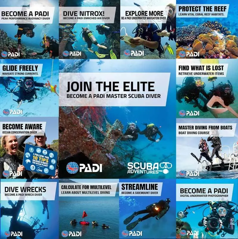 Master Divers in Thailand PADI Speciality Courses